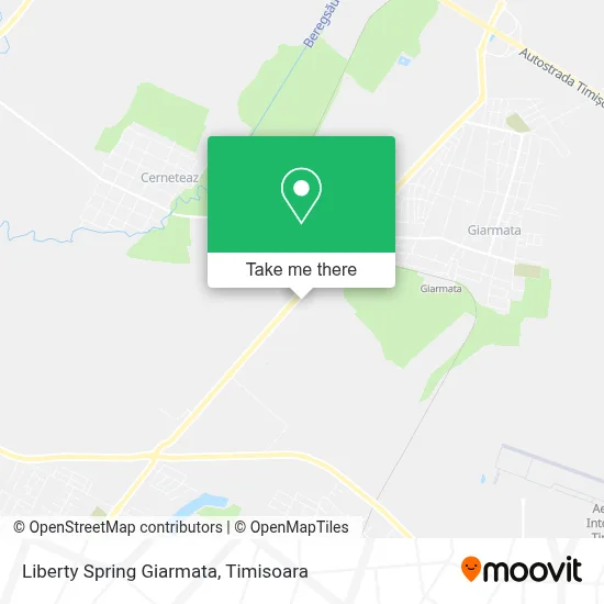 Liberty Spring Giarmata map