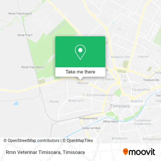 Rmn Veterinar Timisoara map
