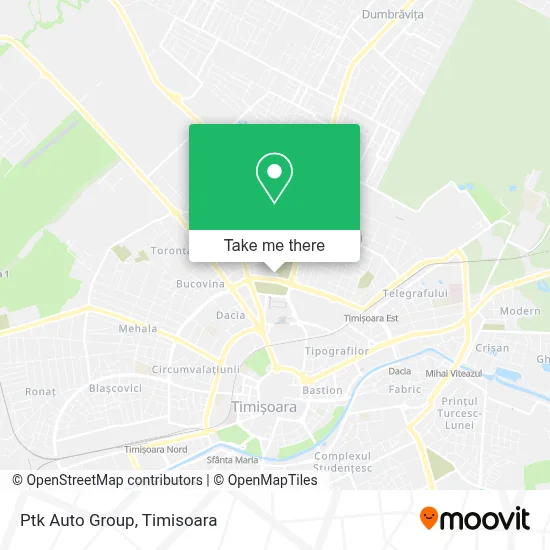 Ptk Auto Group map