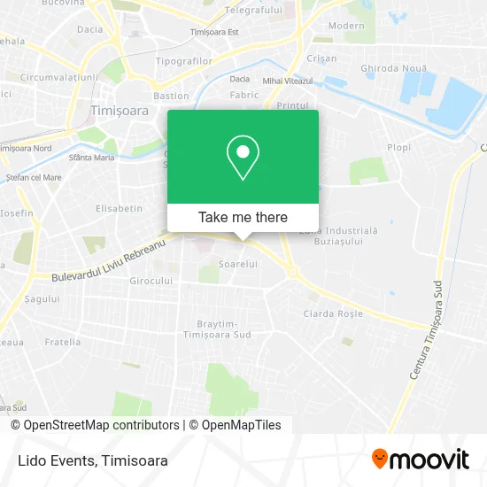Lido Events map