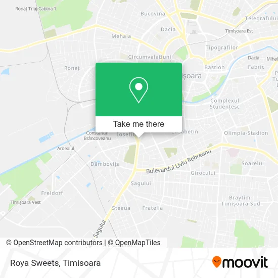 Roya Sweets map