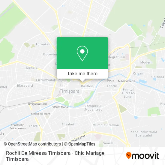 Rochii De Mireasa Timisoara - Chic Mariage map