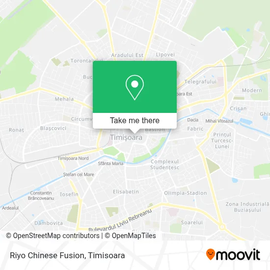 Riyo Chinese Fusion map