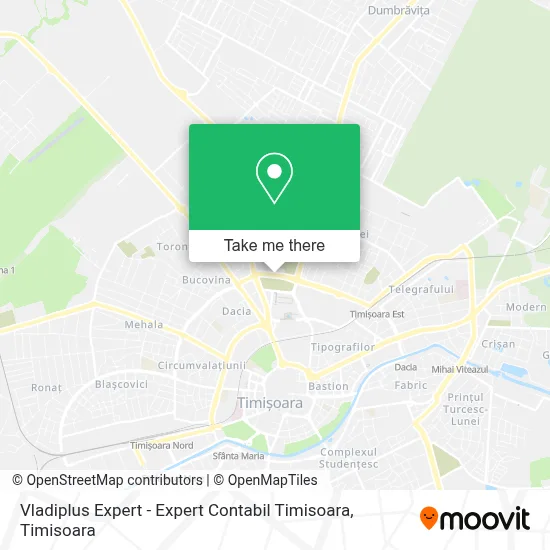 Vladiplus Expert - Expert Contabil Timisoara map
