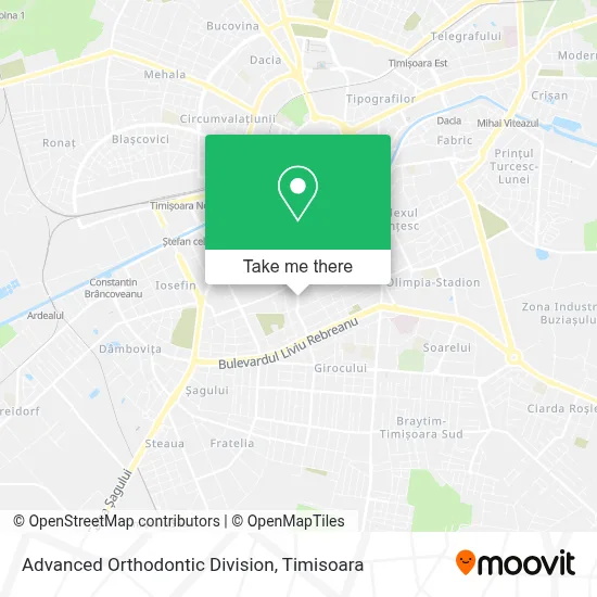 Advanced Orthodontic Division map