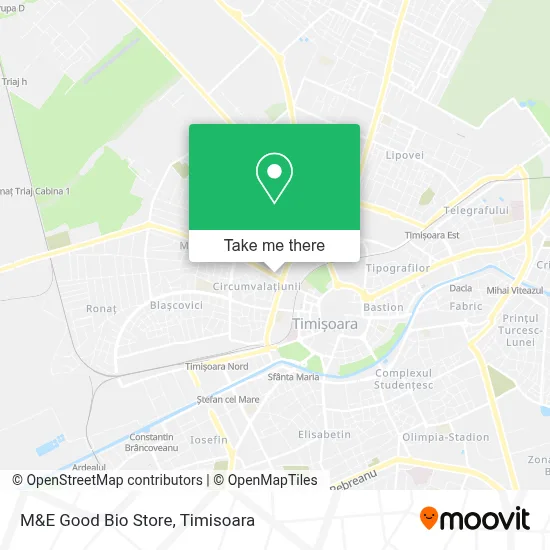M&E Good Bio Store map