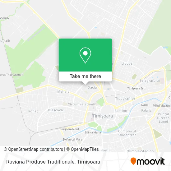 Raviana Produse Traditionale map