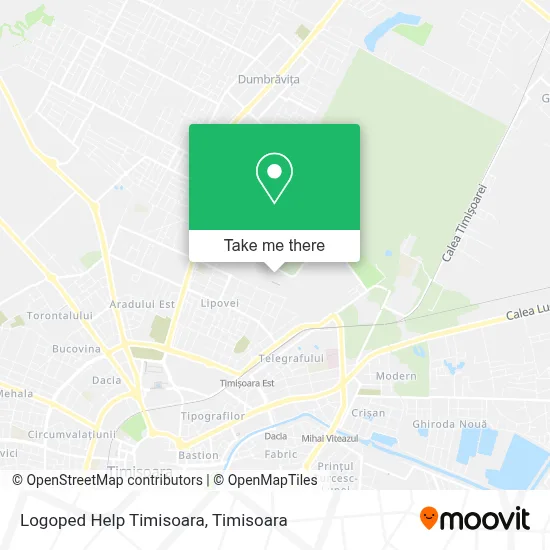 Logoped Help Timisoara map