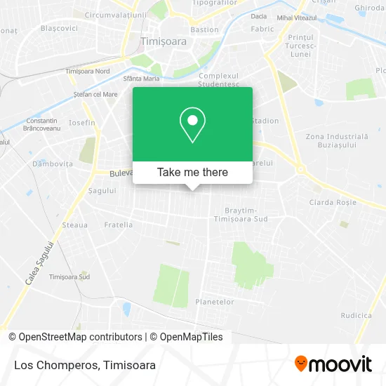 Los Chomperos map