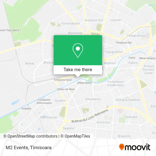 M2 Events map