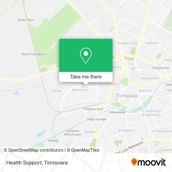 Health Support map