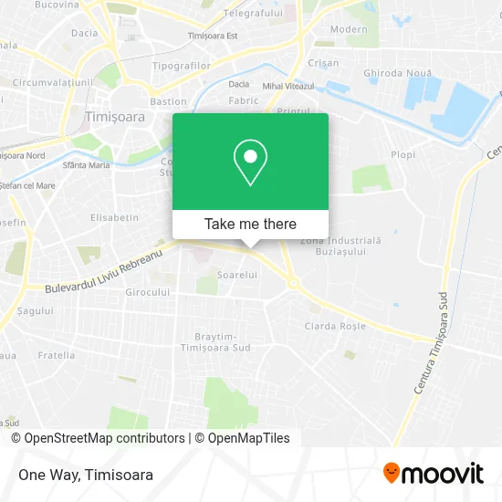 One Way map