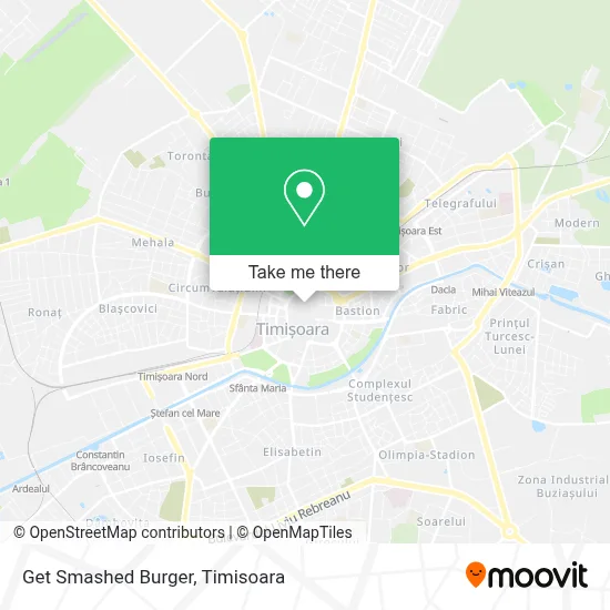 Get Smashed Burger map