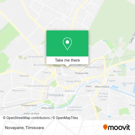 Novapane map