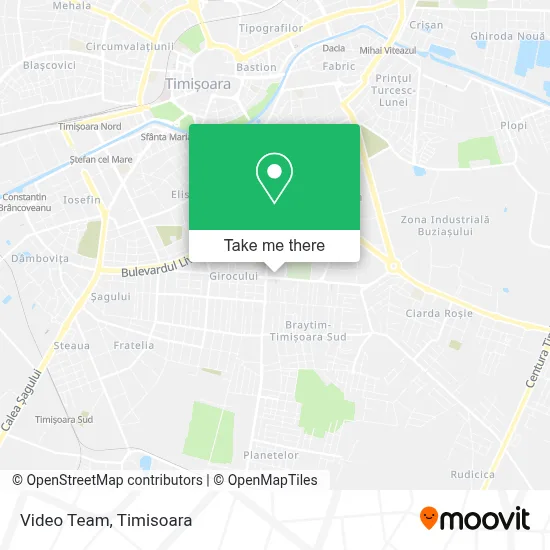 Video Team map