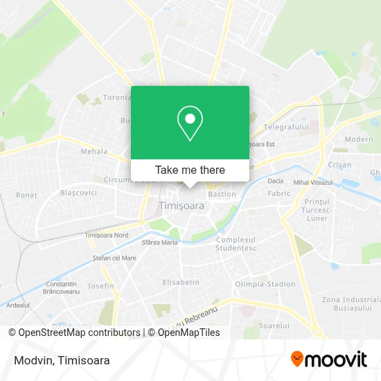 Modvin map