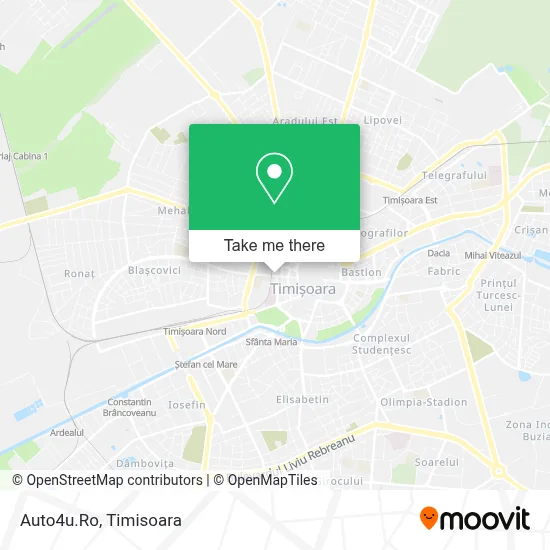 Auto4u.Ro map