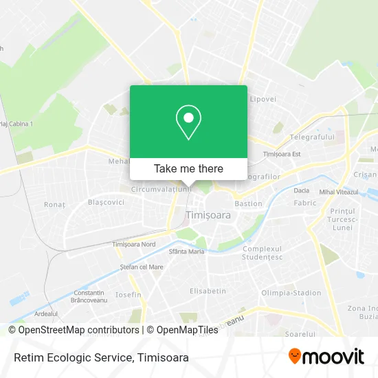 Retim Ecologic Service map