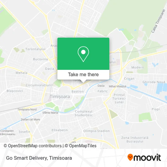 Go Smart Delivery map