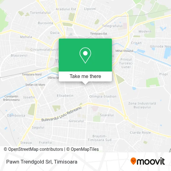 Pawn Trendgold Srl map