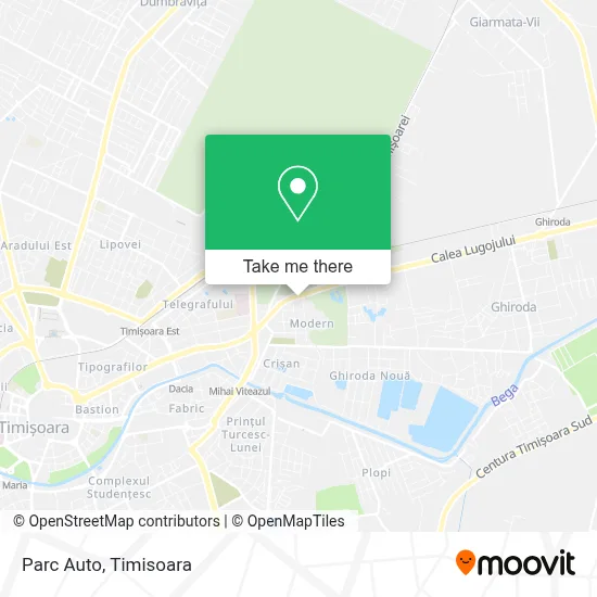 Parc Auto map