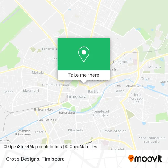 Cross Designs map