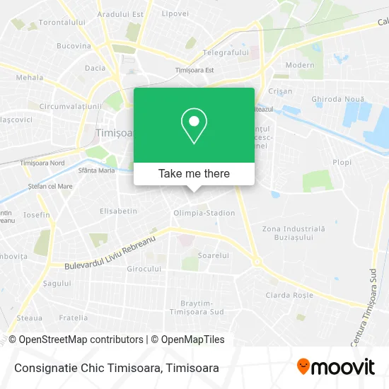 Consignatie Chic Timisoara map