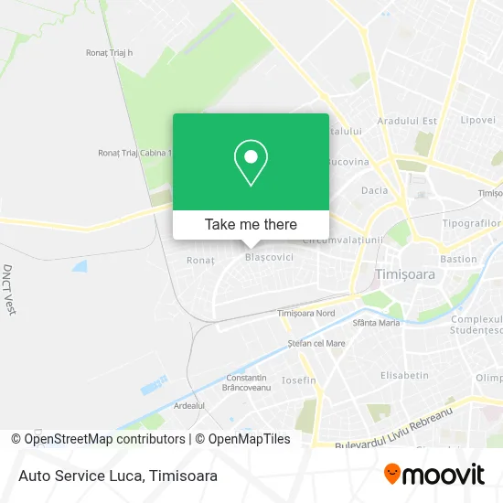 Auto Service Luca map