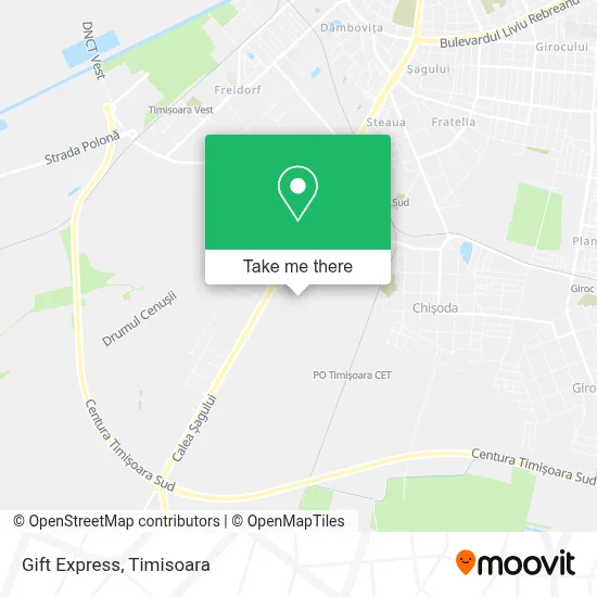 Gift Express map