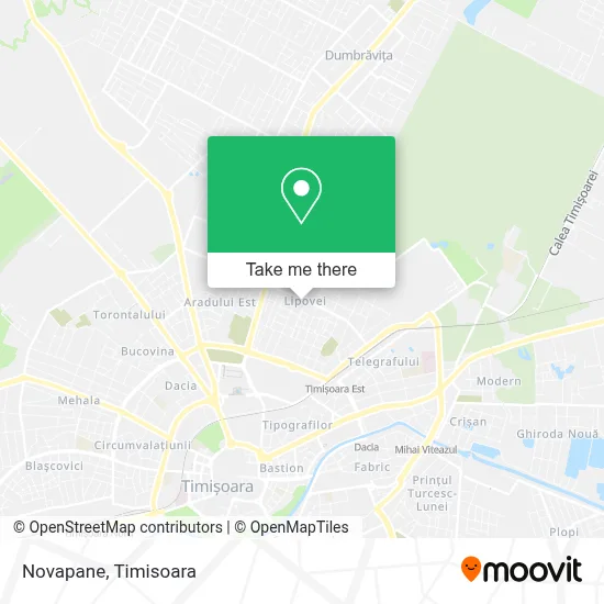 Novapane map