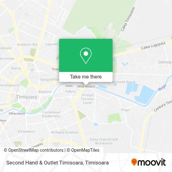 Second Hand & Outlet Timisoara map