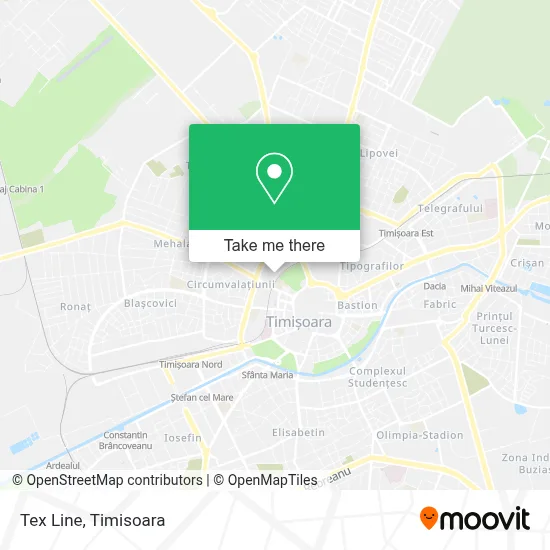 Tex Line map