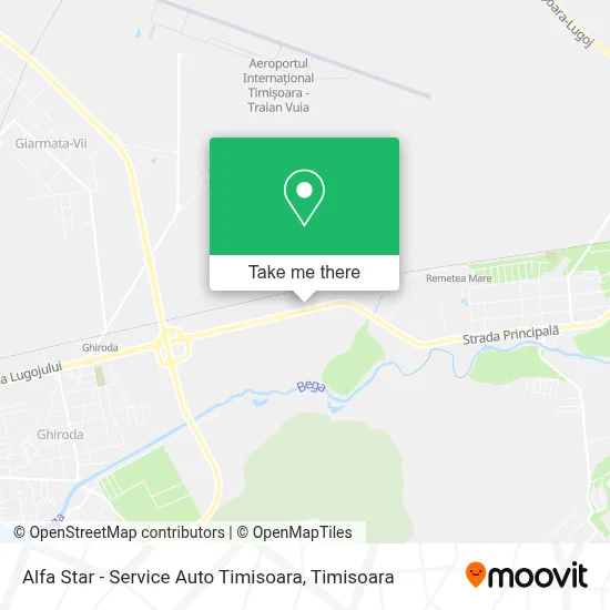 Alfa Star - Service Auto Timisoara map