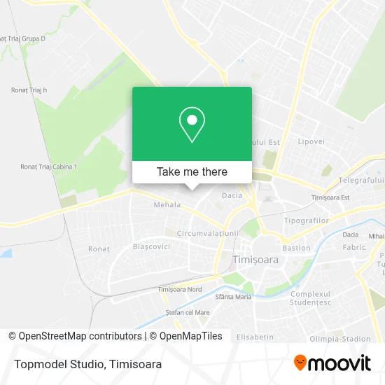 Topmodel Studio map
