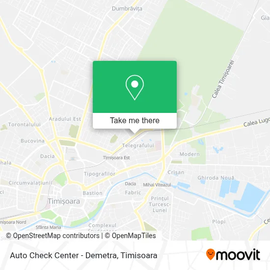 Auto Check Center - Demetra map
