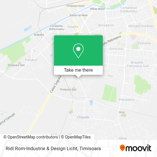 Ridl Rom-Industrie & Design Licht map
