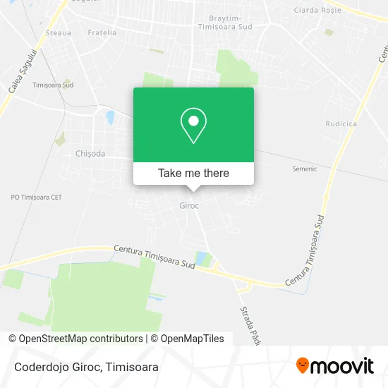 Coderdojo Giroc map