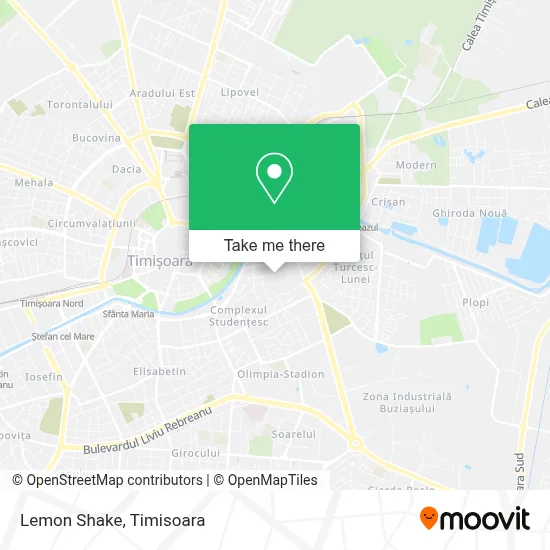 Lemon Shake map