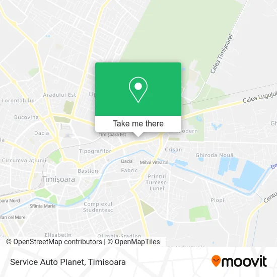 Service Auto Planet map