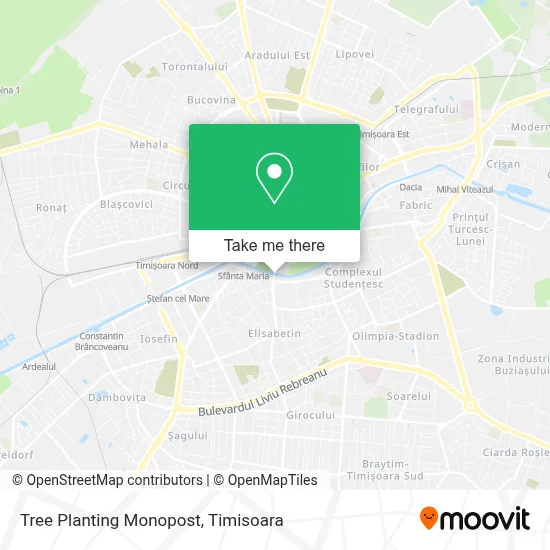 Tree Planting Monopost map