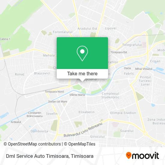 Dml Service Auto Timisoara map