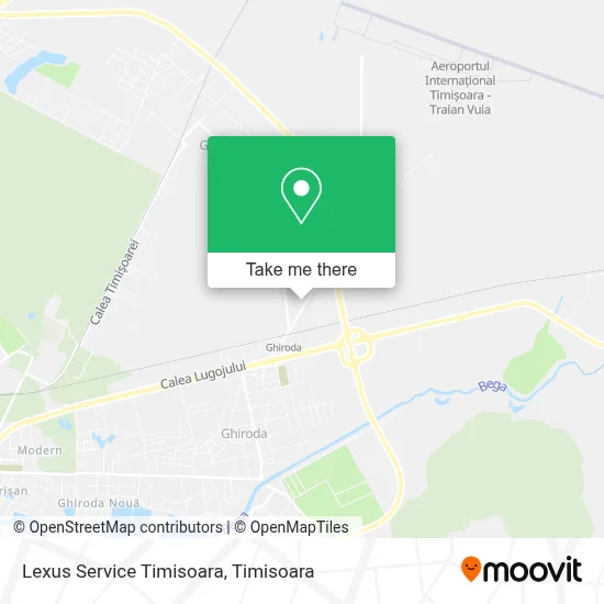 Lexus Service Timisoara map