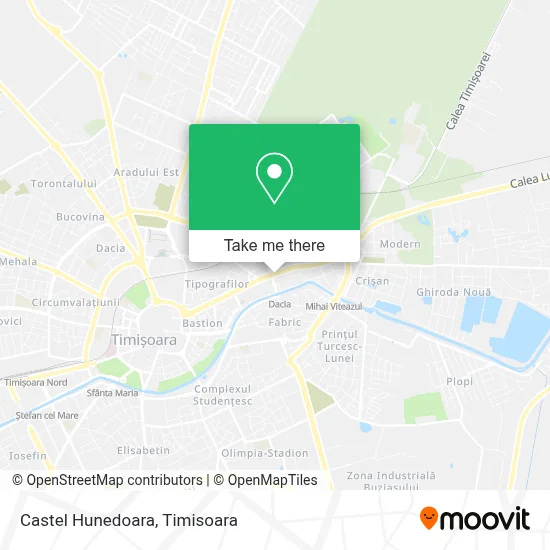 Castel Hunedoara map