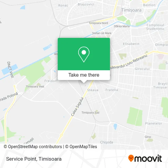 Service Point map