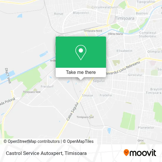 Castrol Service Autoxpert map