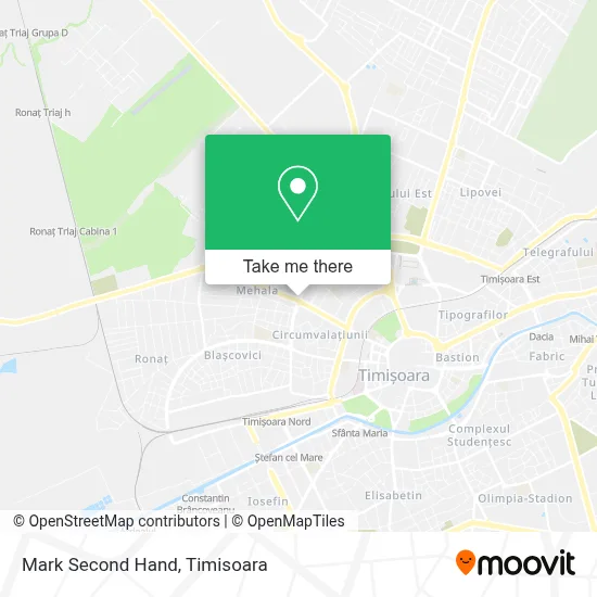 Mark Second Hand map