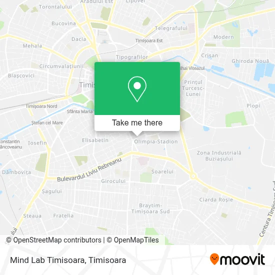 Mind Lab Timisoara map