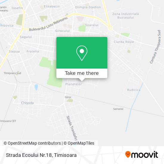Strada Ecoului Nr.18 map
