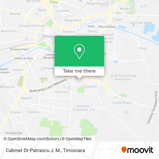 Cabinet Dr Patrascu J. M. map