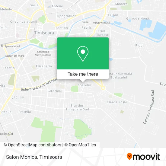 Salon Monica map